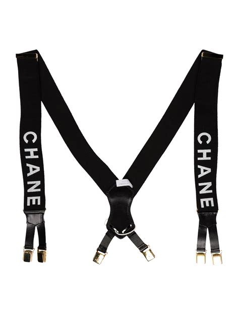 chanel vintage suspenders|Vintage Chanel Suspenders .